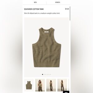 Buck Mason Cotton Tank - Olive